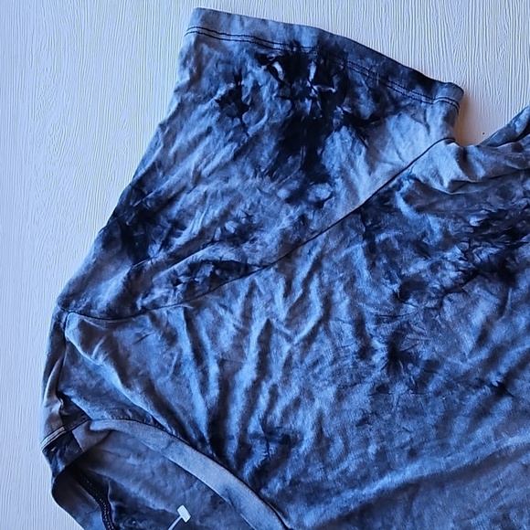 Coin 1804 Anthropologie Blue and Blue Tie Dye Tunic Dress Beach Coverup 2X NWOT - Picture 4 of 7